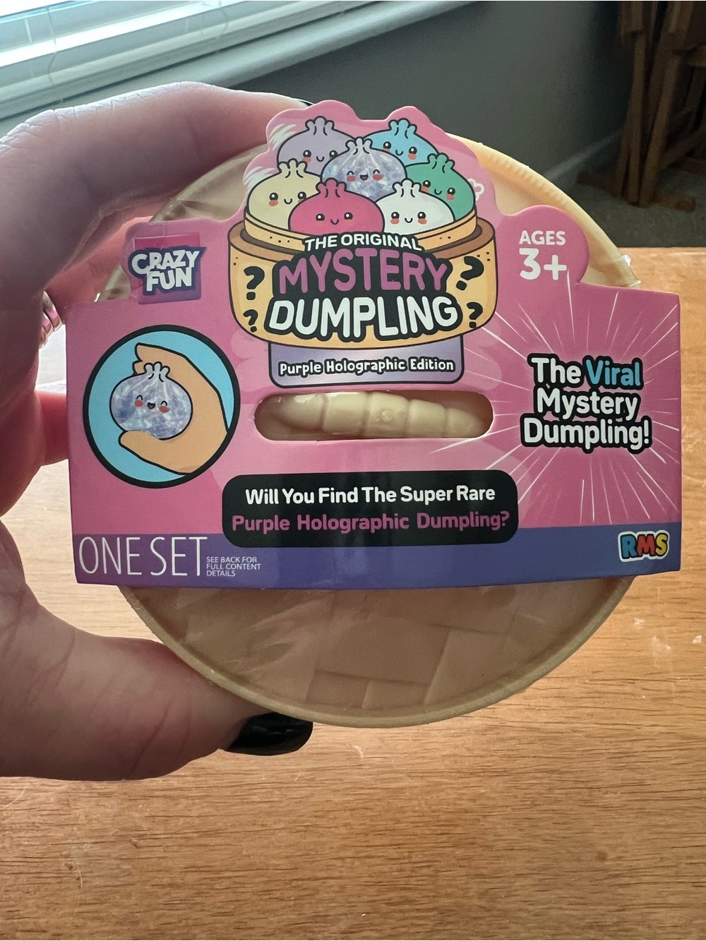 NWT Authentic Five Below Mystery Dumpling - Purple Holographic Edition